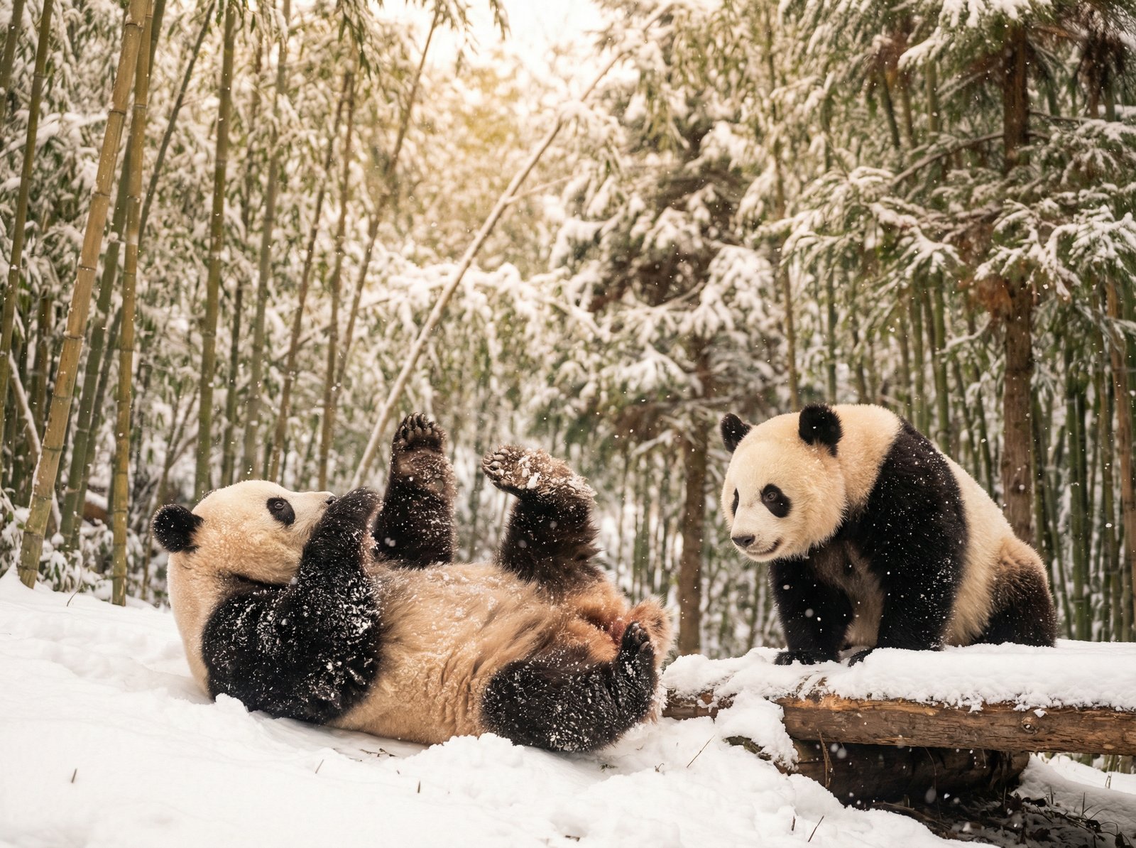 女神视频熊猫与北极熊视频